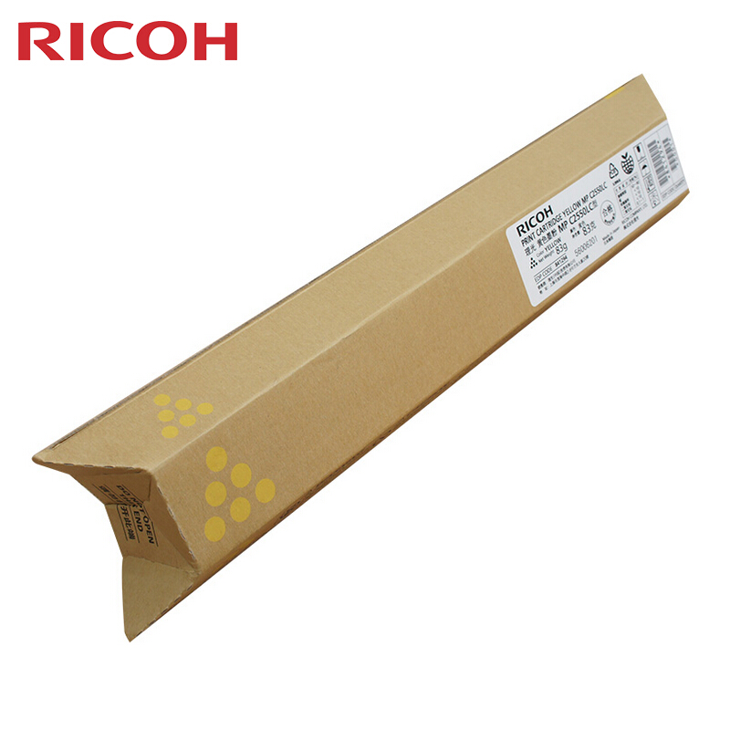 理光(RICOH)黄色原装小容量墨粉盒 MP C2550LC型 适用理光MP C2010系列