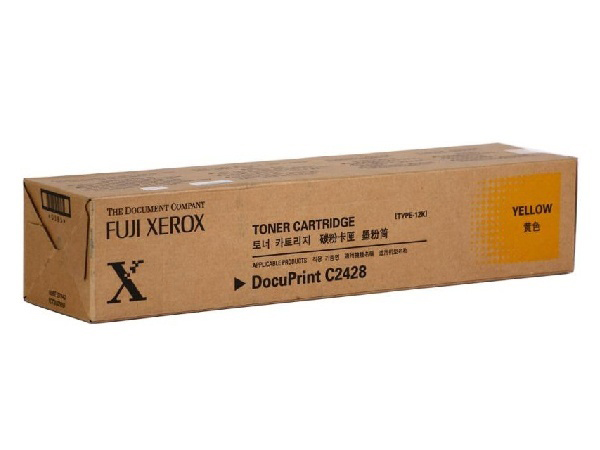 富士施乐(Fuji Xerox) 适用DP C2428 黄色墨粉筒CT200385原装 约12000页黄色