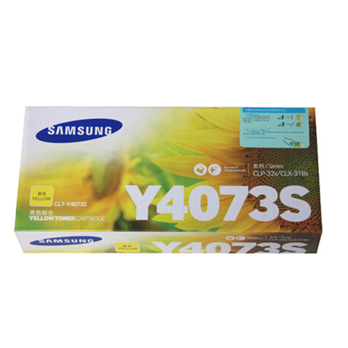 三星(SAMSUNG)CLT-Y4073S/XIL黄色原装硒鼓 适用CLP-326/321N,CLX-3186/3186N/3186FN /颜色：彩色鼓粉分离粉盒黄色