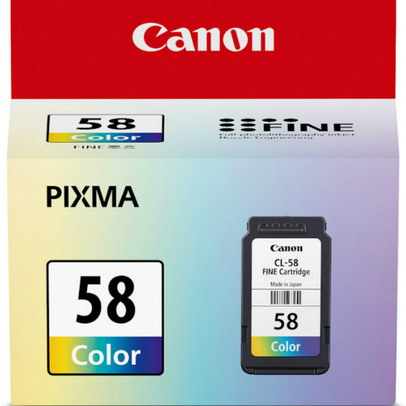 佳能(Canon)CL-58原装彩色墨盒 300页 适用佳能E408