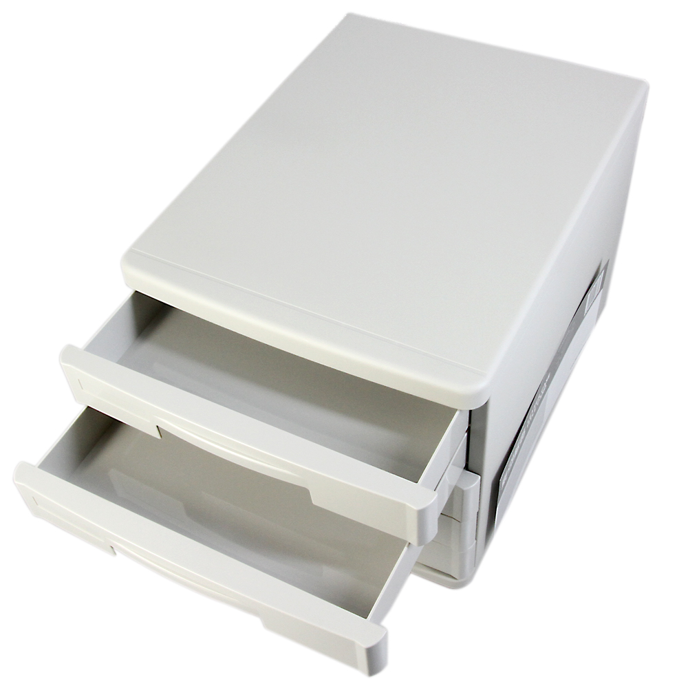 得力9773五层硬塑文件柜 可选黑/灰色