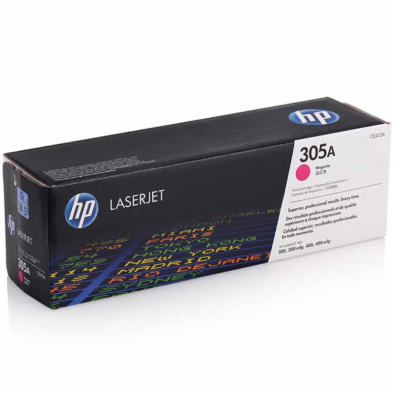 惠普 CE413AC 品红色硒鼓 305A适用LaserJet Pro M351a/M451dn/M451nw 打印机系列 /颜色：品红
