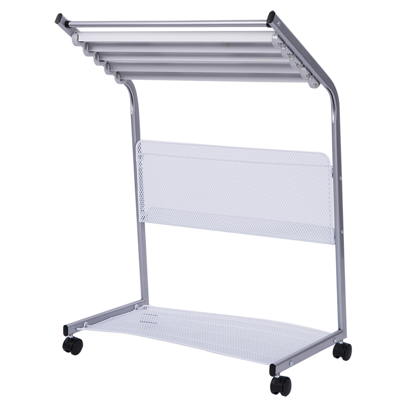 得力9302报刊架标准型(灰色)