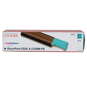 富士施乐(Fuji Xerox) 适用DP C525A/C2090FS 青色墨粉筒CT200924原装 约4000页 青色