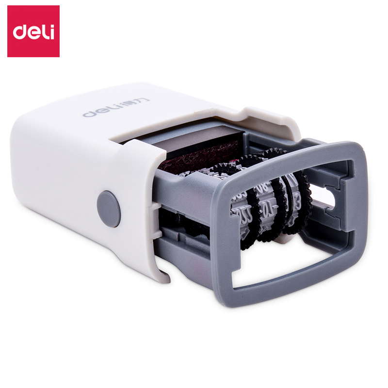 得力79951日期印 自动回墨年月日可调 时间印章 生产日期打码机