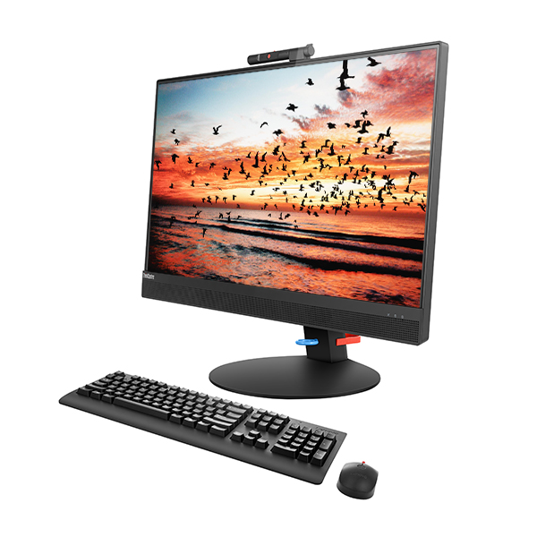 联想（Lenovo）ThinkCentre M828z-D027 商用办公家用娱乐台式机电脑主机 主机+23.8英寸宽屏LED显示器(Intel i3-9500/4G/1TB/500GB独立显卡/安装正版Linux操作系统