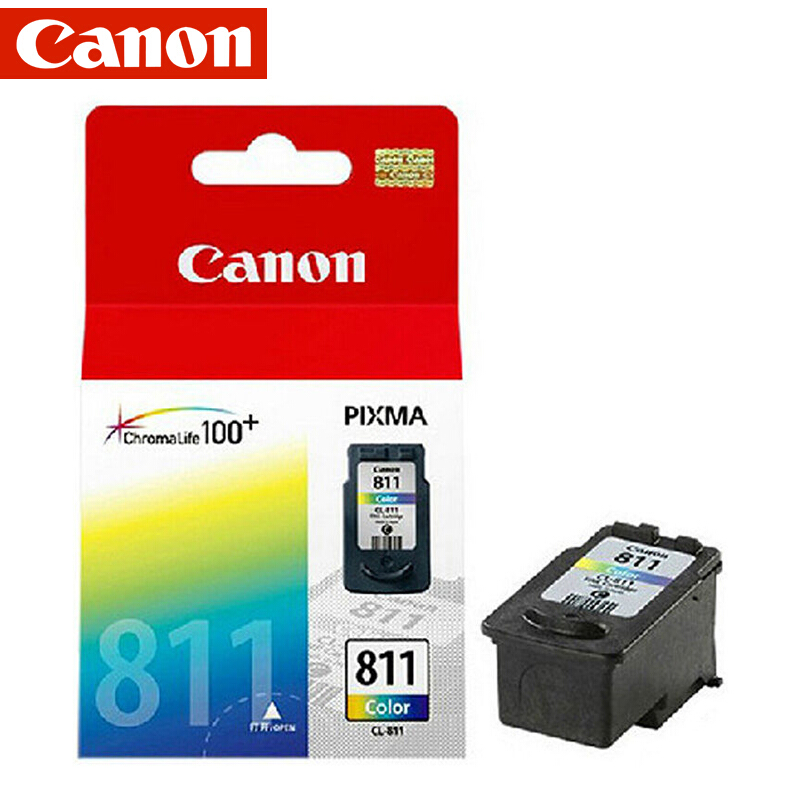 佳能(Canon)CL-811原装彩色标准容量墨盒 244页 适用佳能MP276 MX338