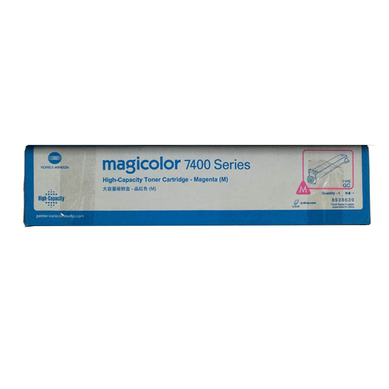 柯尼卡美能达(KONICA MINOLTA) 原装mc 7400系列红色高容量碳粉盒(12K)　 适用mc 7400系列　 红色