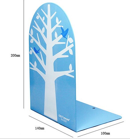 得力9267 书立 大号铁书立8寸书挡书档书夹书靠书架学生书立 2片/付