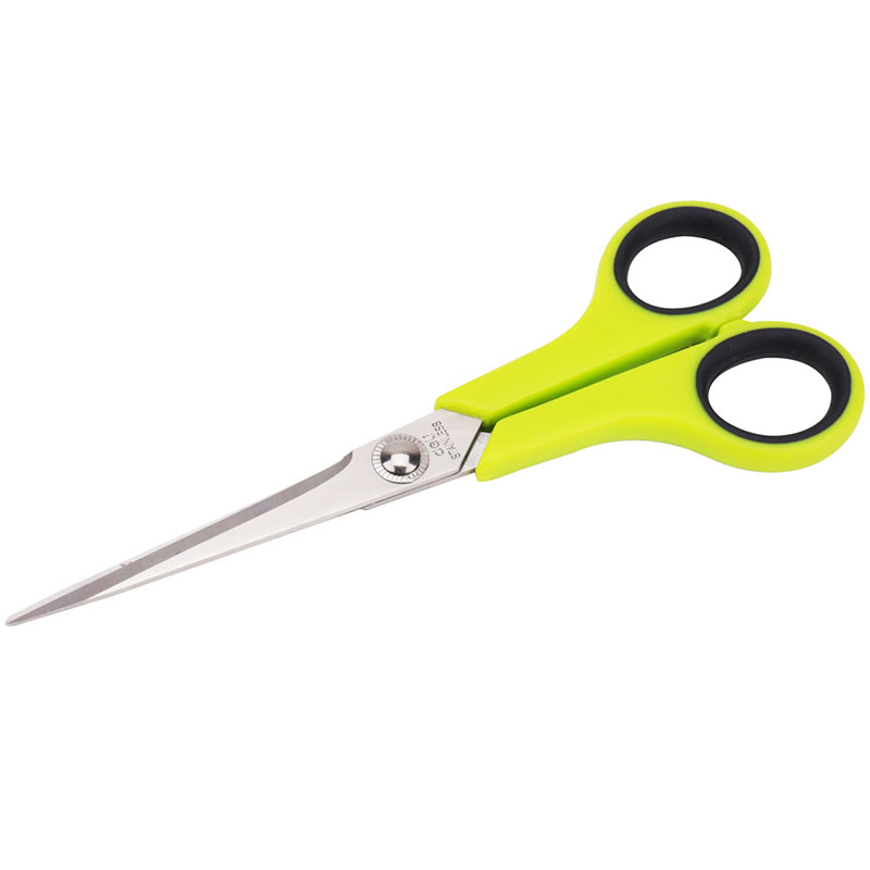 得力剪刀6003剪刀 创意时尚办公剪纸刀 办公学生锋利剪刀 彩色175mm 单把价