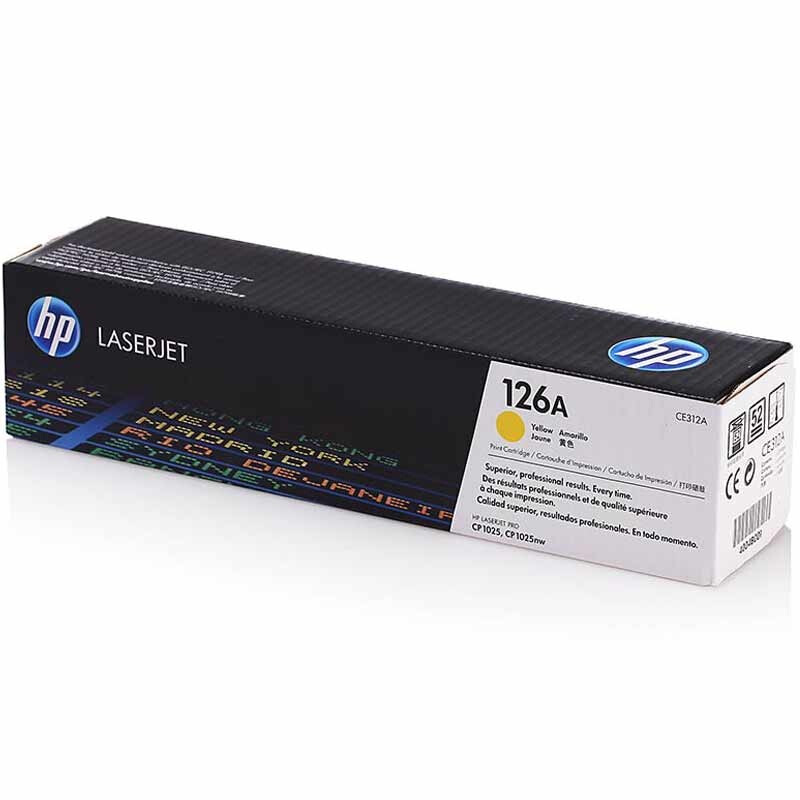 惠普 CE312A 黄色硒鼓 126A 适用Color LaserJet CP1025打印机 /颜色：黄色