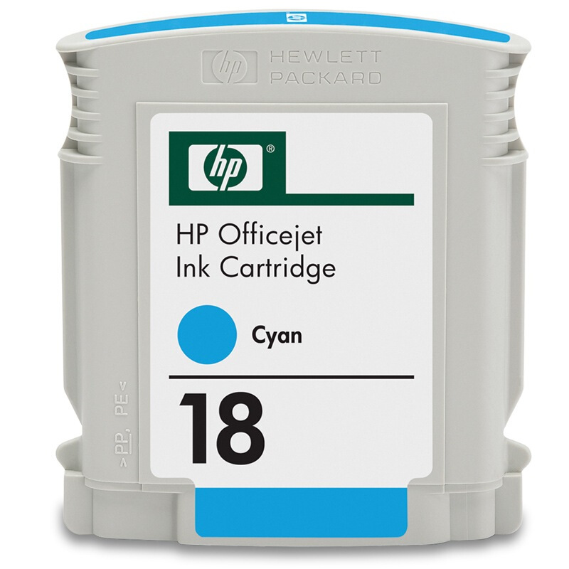 惠普(HP)C4937A 18号青色原装墨盒 约860页 适用 Officejet L7380,L7580,L7590