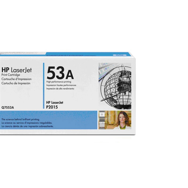 惠普 Q7553A 黑色硒鼓 53A适用LaserJet P2014/2015打印机系列 /颜色：黑色