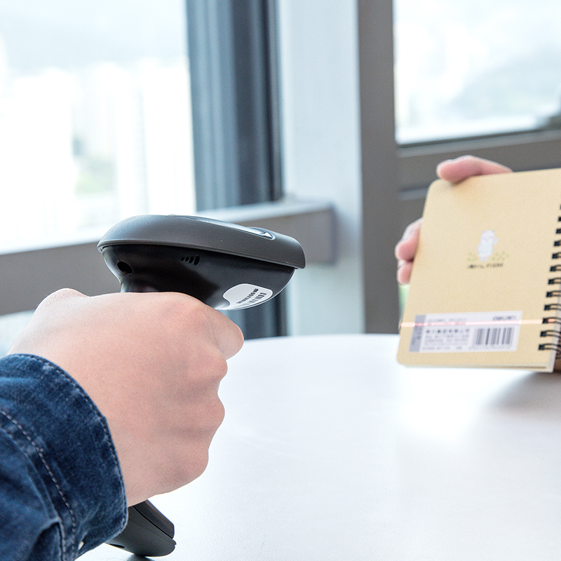 得力14881条码扫描器(黑色)