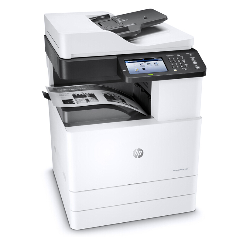 惠普 HP LaserJet Managed MFP M72625dn A3数码复合机多功能一体机 黑白自动双面打印复印扫描 输稿器 双面+网络