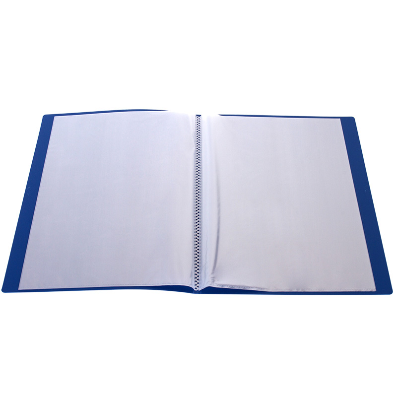 得力5001/5002/5003/5004/5005/5006资料册 透明活页试卷夹文件夹 单个价 蓝色