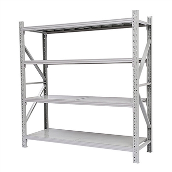 四层中型货架 H2000*W2000*D600mm 单层承重100公斤 白/蓝色