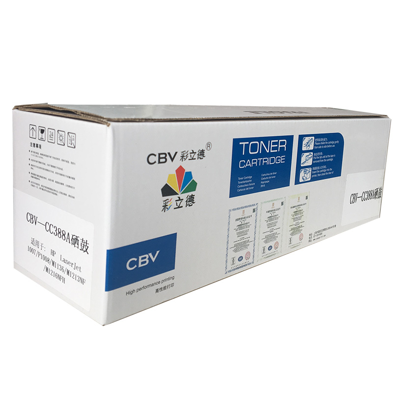 彩立德CBV-CC388A 88A 黑色硒鼓 适用于惠普1108/1106/M1213/1216/1136