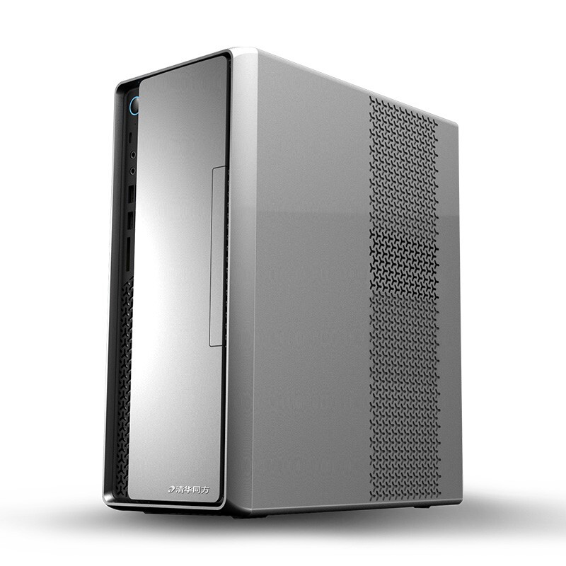 清华同方(THTF)超越E500-11105商用办公电脑主机（Intel I3-9100 四核3.6GHz/8G/1TB/集显/21.5寸宽屏LED显示器/正版Linux操作系统）