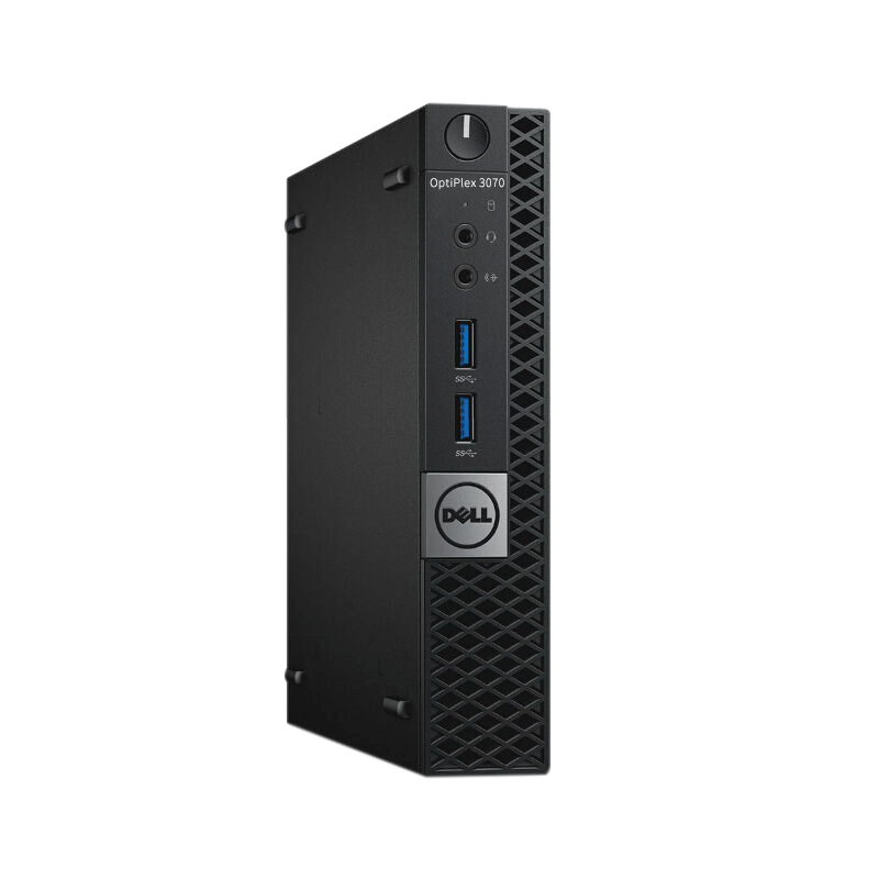 戴尔（DELL）Optiplex3070 Micro 19.5寸微型迷你Mini商用办公台式电脑  i3-9100T丨4G丨1T丨集显 丨安装正版Ubuntu Linux 18.04操作系统