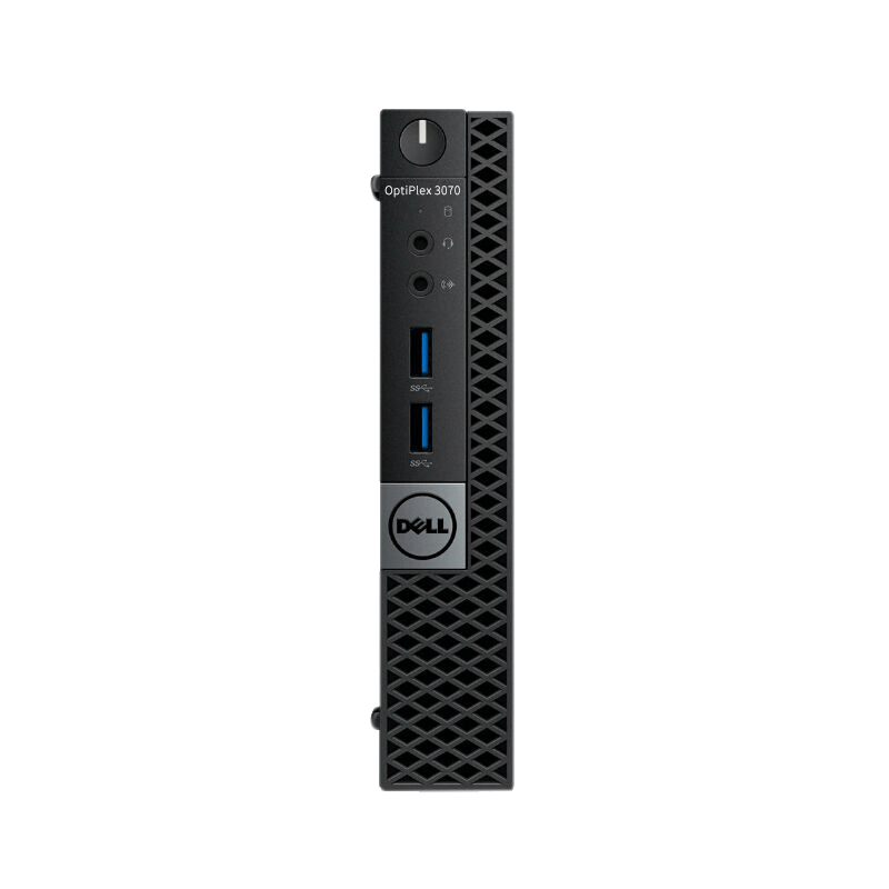 戴尔（DELL）Optiplex3070 Micro 19.5寸微型迷你Mini商用办公台式电脑  i3-9100T丨4G丨1T丨集显 丨安装正版Ubuntu Linux 18.04操作系统