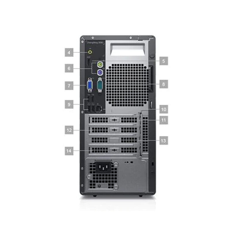 戴尔（DELL） 成铭3990同3991 Tower 300043商用办公电脑 19.5宽屏LED显示器/i5-10500/4G/1TB/集成显卡/ 正版Ubuntu Linux 18.04