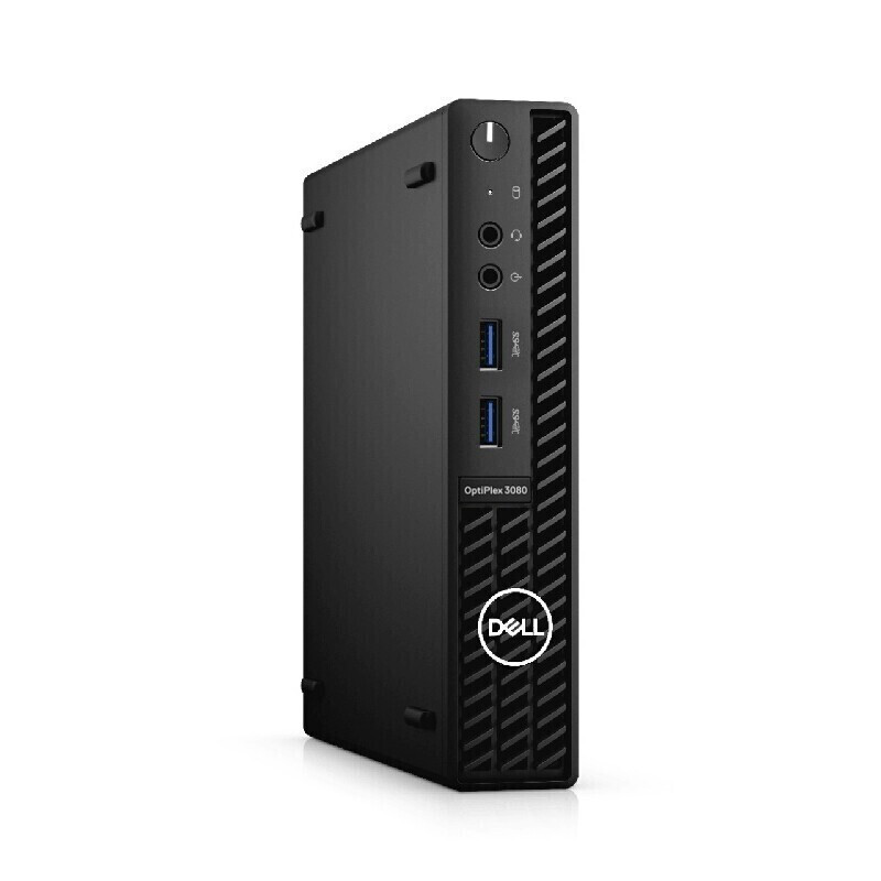 戴尔（DELL） OptiPlex 3080 Micro 300040商用办公电脑 3070升级3080 19.5宽屏LED显示器/i3-10100T/4G/1TB/集成显卡/ 正版Ubuntu Linux 18.04