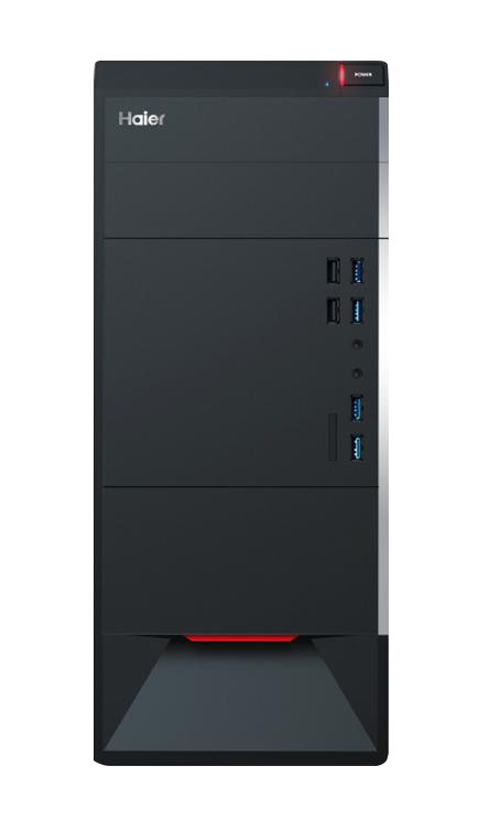 海尔（Haier）博越LX12-Z0284 国产芯片 商用办公家用娱乐台式机电脑 主机+19.5英寸宽屏LED显示器 (兆芯KX-U6780A/8G/256G/集显/19.5寸宽屏LED显示器/安装正版Linux操作系统）