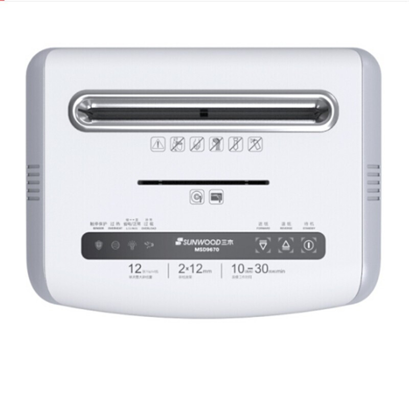 三木 锰钢侠碎纸机 MSD9670