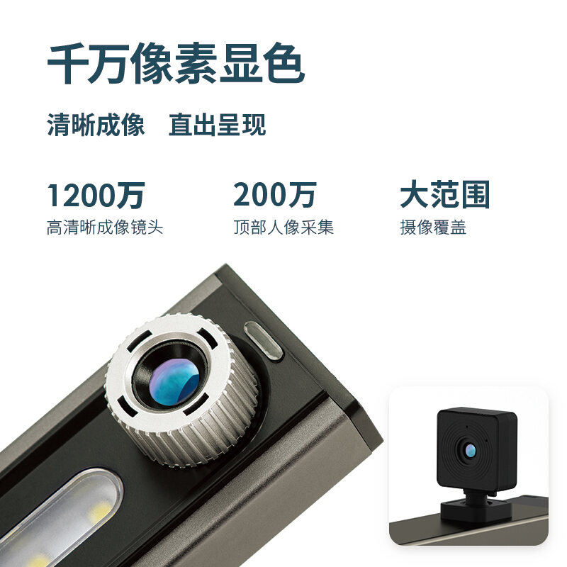 得力(deli)15156高拍仪 1200+200万高清像素A4幅面 文档身份证高速扫描仪 远程教学网络直播