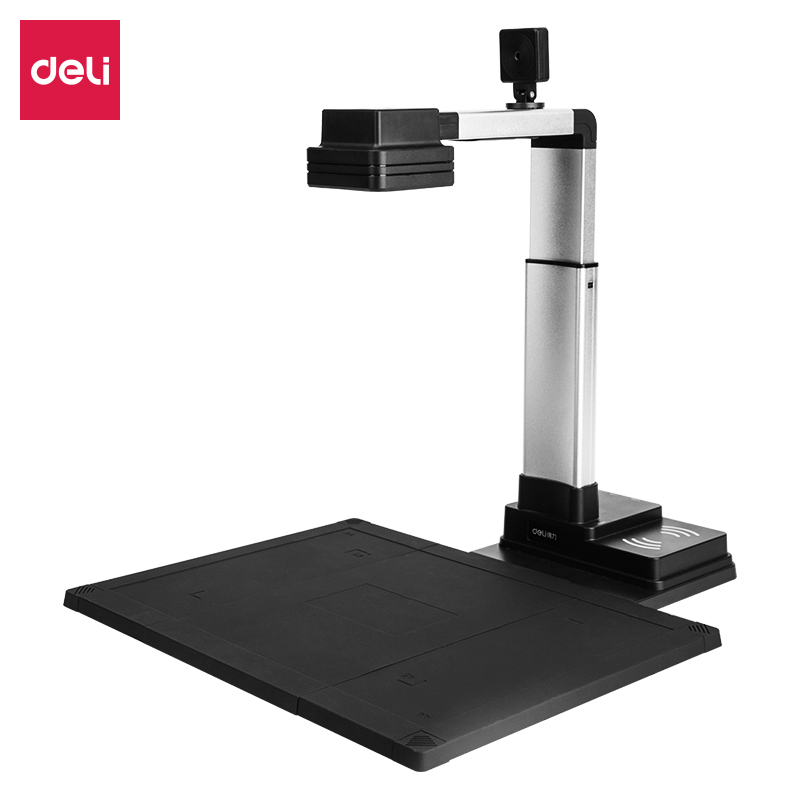 得力(deli)15151高拍仪 1200+200万高清双摄 A3/A4幅面 文档照片身份证高速扫描仪