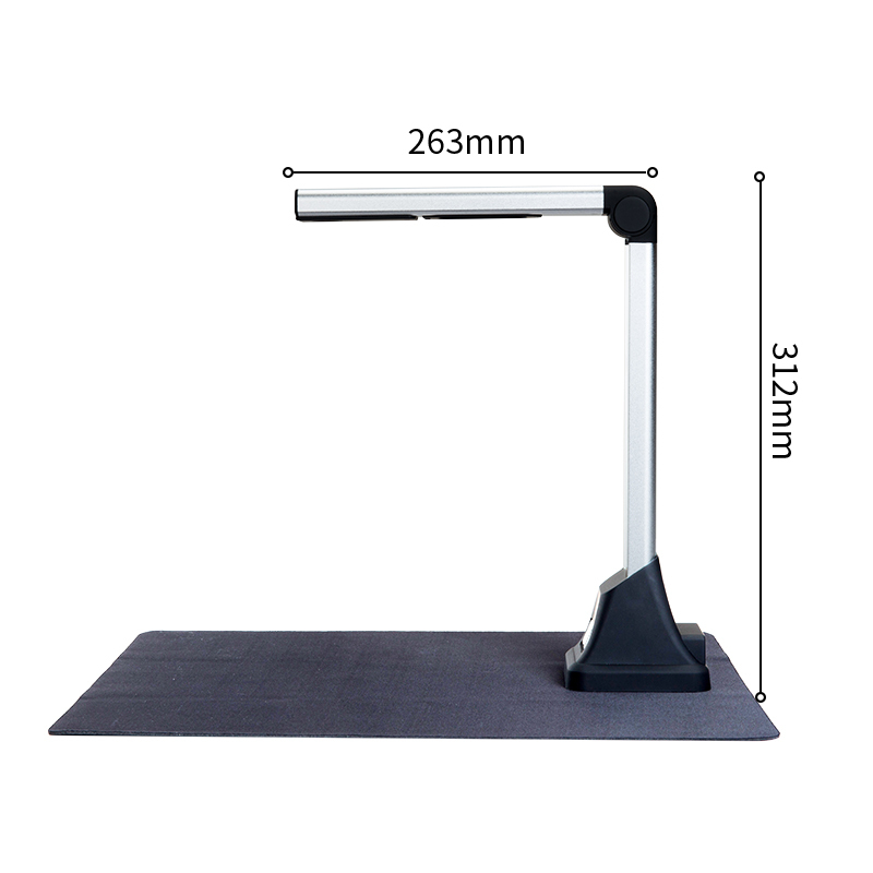 得力(deli)15153高拍仪 500万像素高拍仪 A4幅面照片身份证高速扫描仪