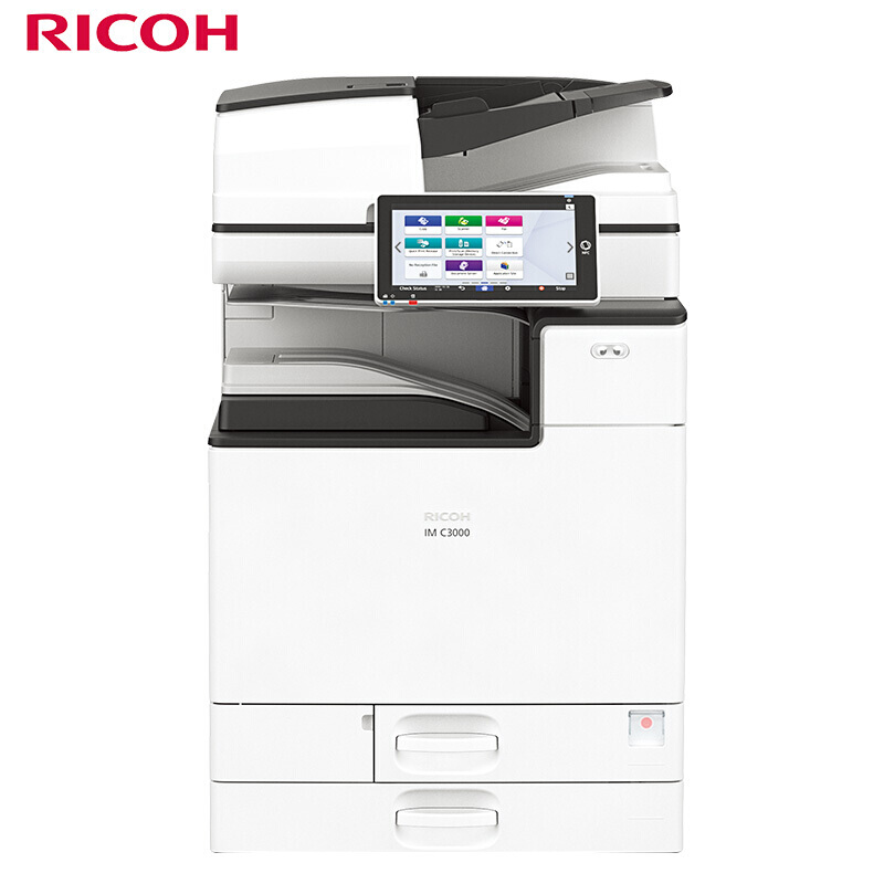 理光（Ricoh）IMC3000彩色a3打印机复印机复合机多功能复印打印扫描一体机 C3000主机双纸盒+自动输稿器DF3110 扫描+网络
