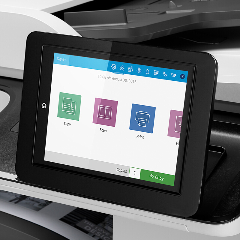 惠普（HP）MFP 78223dn 企业级全配彩色复印机A3 A4彩色激光复合机 大型办公打印复印扫描一体机 (自动双打双复双扫+有线网+输稿器)