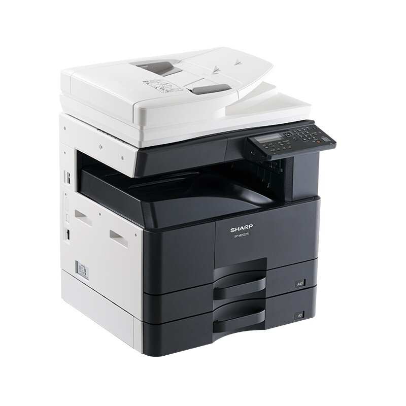 夏普（SHARP）复印机BP-M/2522R+MX-DE12/A3A4打印激光自动双面网络彩色扫描复合机 BP-M2522R标配（输稿器、双面器、网络打印） 双层纸盒