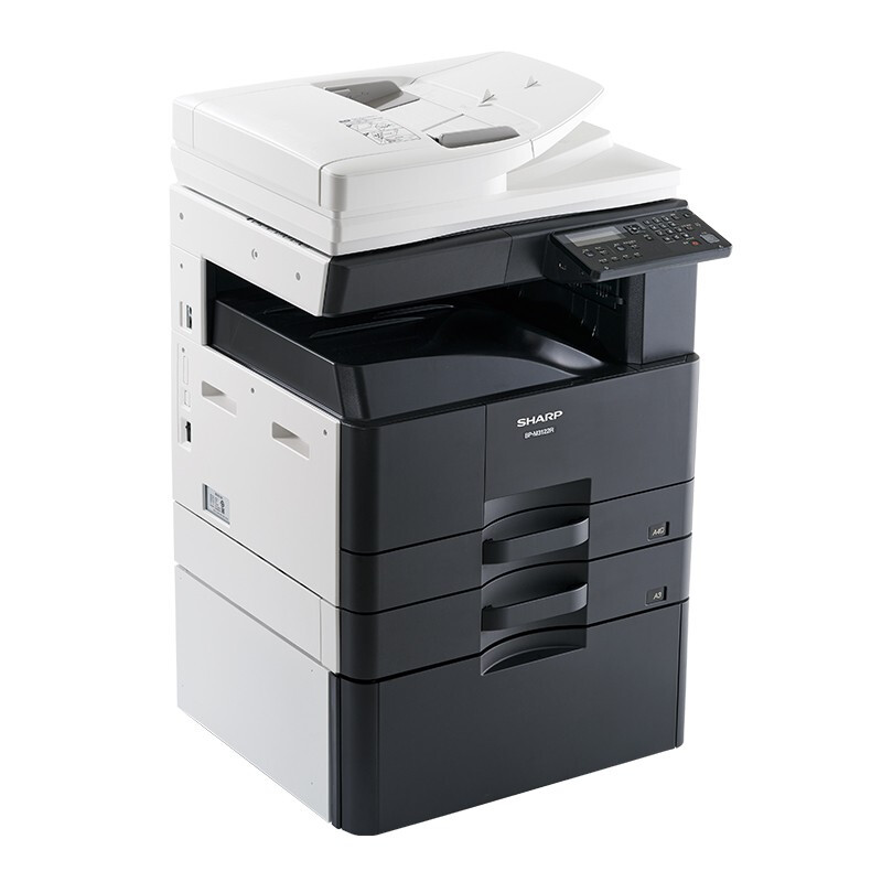 夏普（SHARP）BP-M3122R+BP-CS11 复印机 A3黑白激光多功能一体机 (含双面输稿器+双纸盒+工作台)