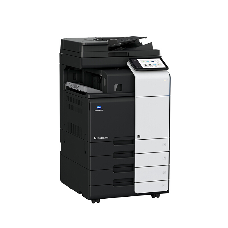 柯尼卡美能达(KONICA MINOLTA) bizhub C300i A3彩色打印复印扫描一体机 数码复合机(双纸盒+双面输稿器+工作台)