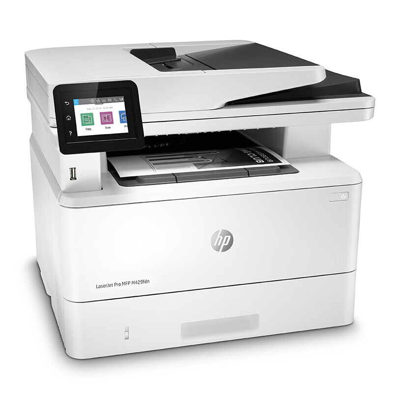 惠普HP LaserJet Pro MFP M429fdn 专业级A4黑白高速4合1多功能一体机