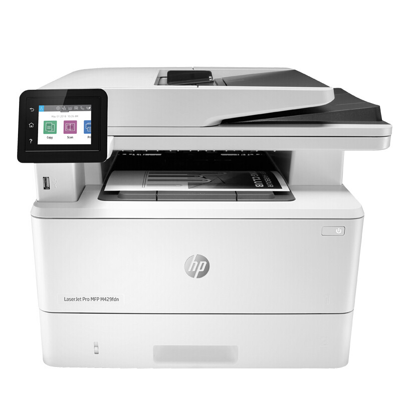 惠普HP LaserJet Pro MFP M429fdn 专业级A4黑白高速4合1多功能一体机