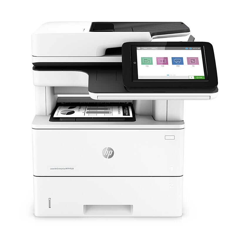 惠普HP LaserJet Enterprise MFP M528dn 企业级A4黑白高速3合1多功能一体机