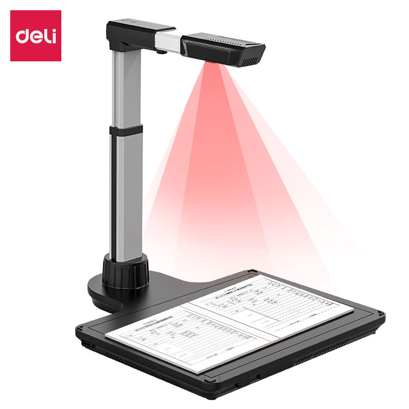 得力（deli）15167高拍仪 2500万高清像素 AI智能识别扫描仪 A3幅面连续扫描自动展平