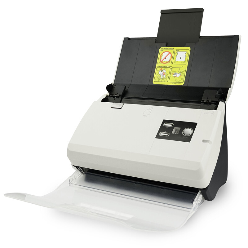 精益（Plustek） 扫描仪PS30D A4馈纸式彩色高速扫描仪，双面，自动进纸， 文员专用 PS30D（30页/60面）