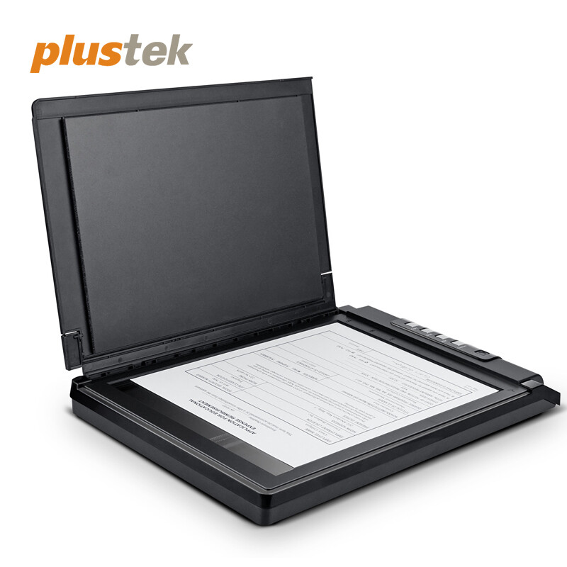精益（Plustek） A400 高速照片高清专业办公A4手续漫画插画文件平板扫描仪 A400