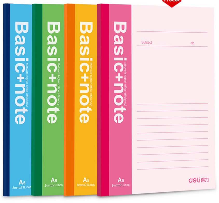 得力7650/7651/7652/7653/7654/7655办公无线装订本(混)