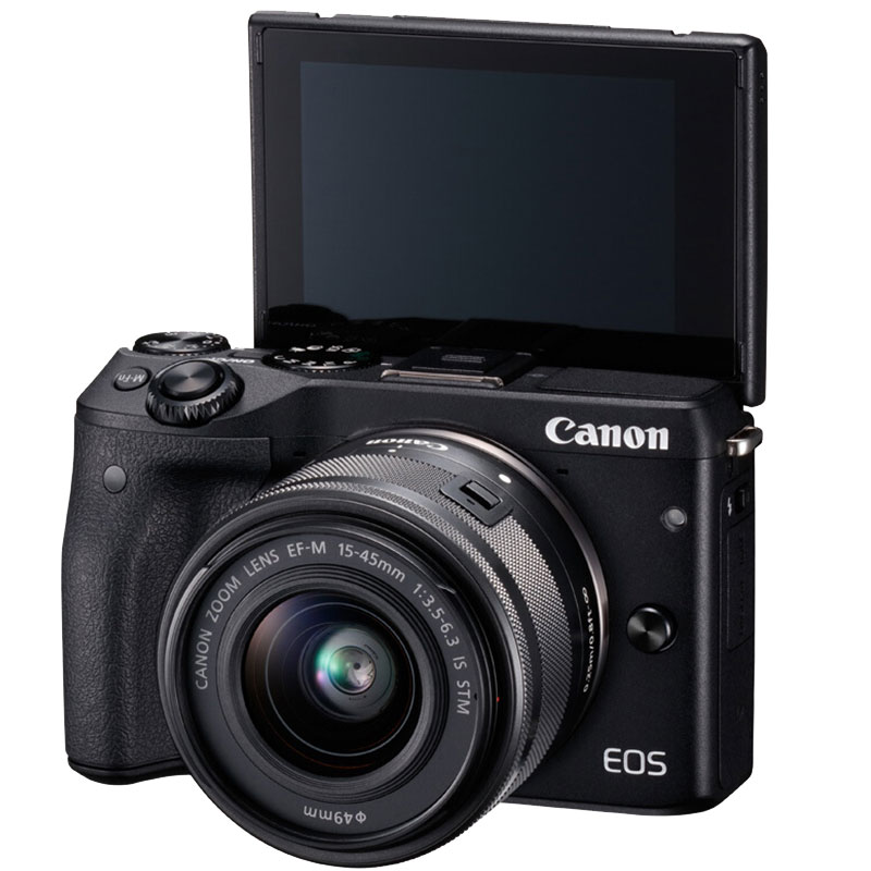 佳能（CANON） EOS M3 微单单电数码相机套装 EOS m3(15-45)套机 白色/黑色