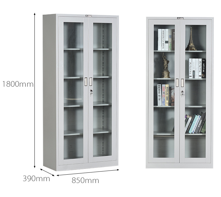 盛花牌 钢制文件柜 铁皮柜 档案柜 通玻器械柜