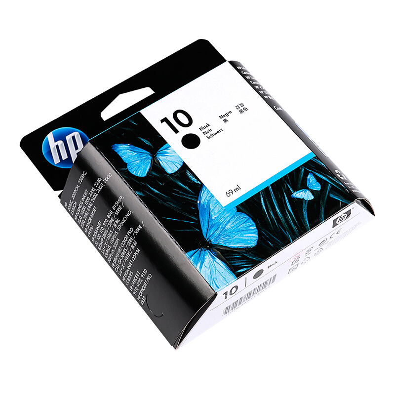 惠普(HP)C4844A 10号黑色原装墨盒 约1750页 适用大幅面喷墨打印机:HP DesignjetColourPro 系列 HP Designjet500,800系列 HP DesignjetCopiercc800ps,815/820mfp等