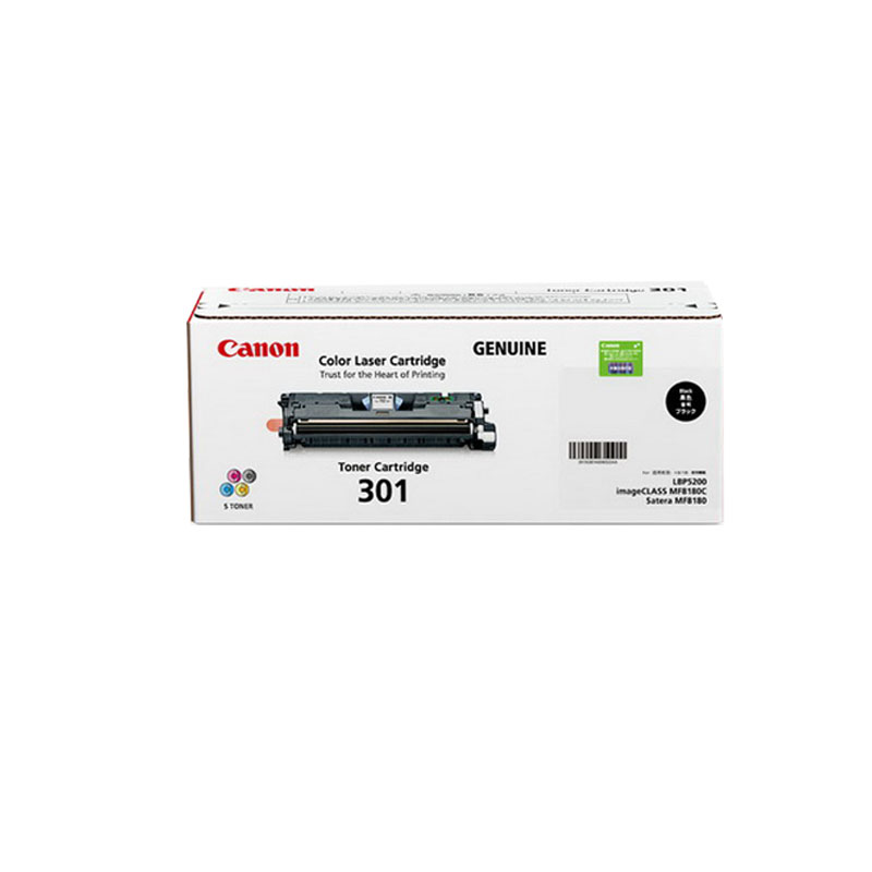 佳能(CANON) 原装Cartridge 301 BK黑色粉盒 约5000页 适用佳能iC MF8180C/LBP5200