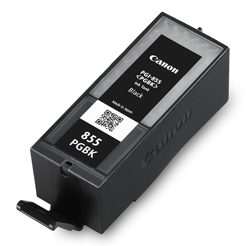 佳能(Canon)PGI-855BK原装黑色墨盒 800页 适用佳能MX928MX728iX6780iX6880