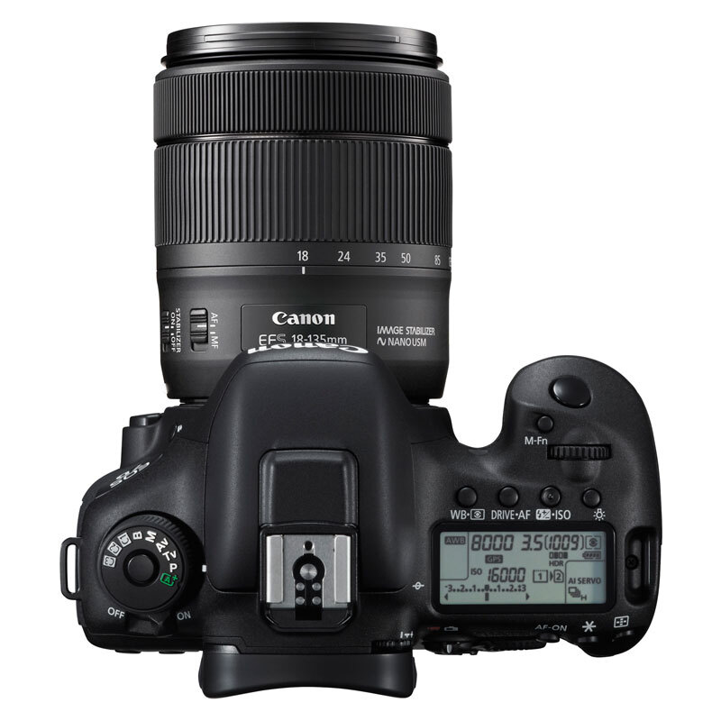 佳能（canon）7D Mark II 单反套机(EF-S 18-135mm f/3.5-5.6 IS USM镜头)(含W-E1卡)